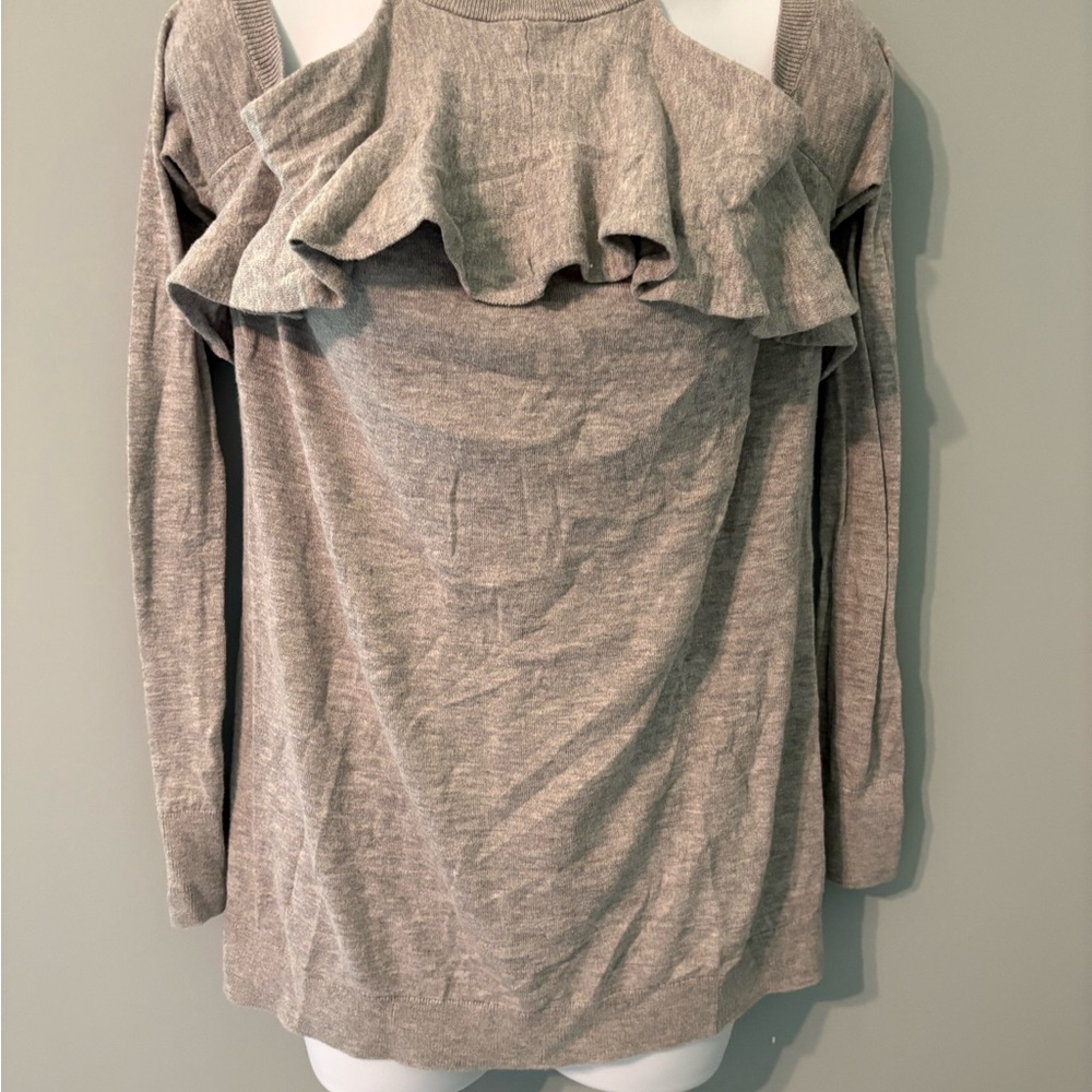 Chelsea28 Heather Gray Knit Top